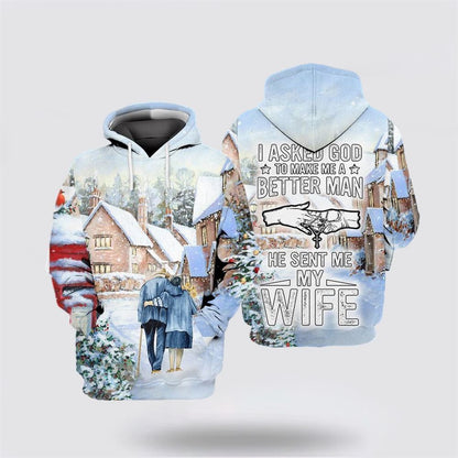 Christmas Gift For Wife All Over Print 3D Hoodie For Men & Women, Christmas Hoodie Cute, Christmas Gift, Christmas Fashion