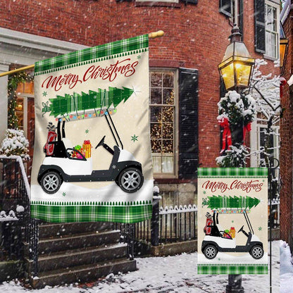 Christmas Golf Cart Flag HohoHole Flag, Christmas Garden Flag, Home Decor Accessories, Christmas Outdoor Decor Ideas