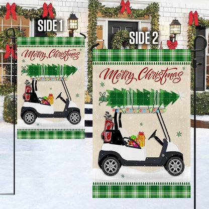 Christmas Golf Cart Flag HohoHole Flag, Christmas Garden Flag, Home Decor Accessories, Christmas Outdoor Decor Ideas