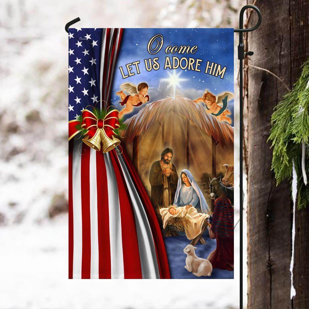 Christmas Nativity Of Jesus Flag, Christian Christmas House Flag, Christmas Outdoor Decor Ideas