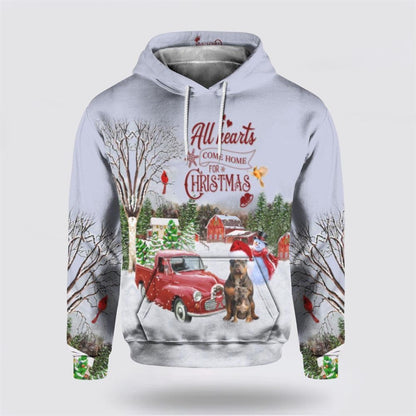 Christmas Pitbull All Over Print 3D Hoodie For Men & Women, Christmas Dog Hoodie, Christmas Hoodie Cute, Christmas Gift
