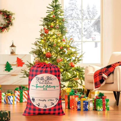 Christmas Red Caro Sacks, Gift For Chidren, Christmas Bag Gift, Christmas Gift 2023