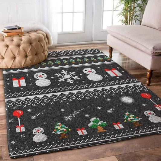 Christmas Rug, Bring Special Christmas Limited Edition Rug For FriendsChristmas Floor Mat, Livinng Room Decor Rug, Christmas Home Decor