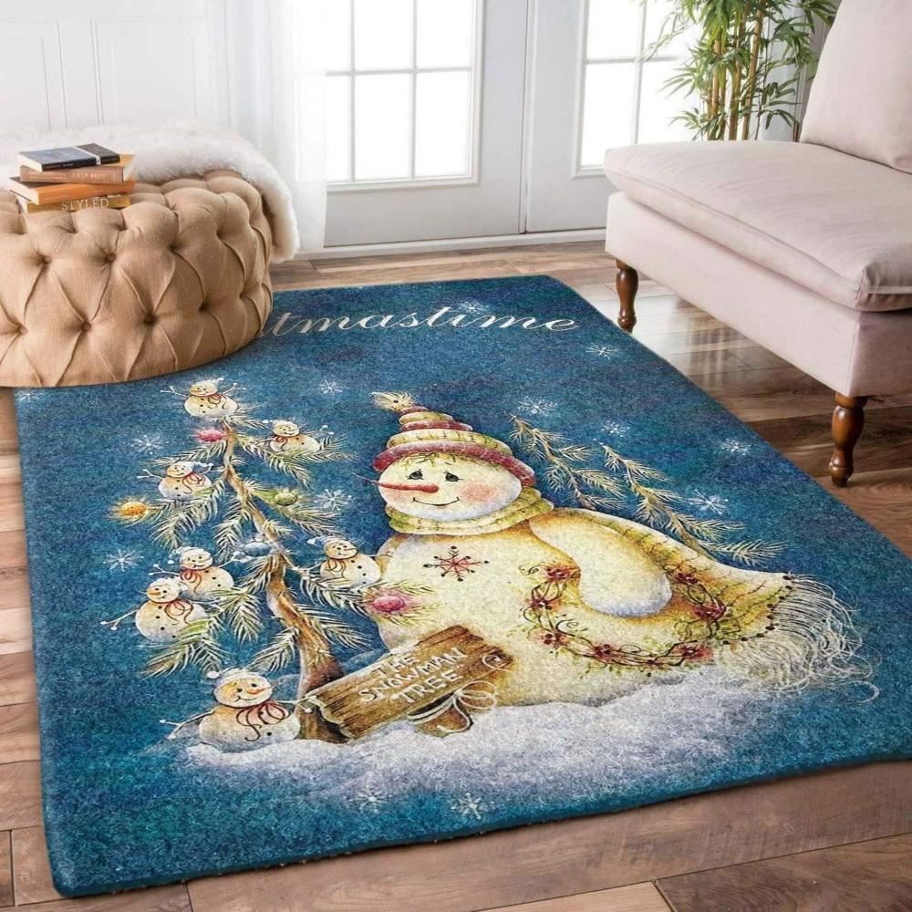 Christmas Rug, Candlelit Comforts With Christmas Limited Edition RugChristmas Floor Mat, Livinng Room Decor Rug, Christmas Home Decor