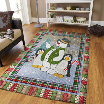 Christmas Rug, Candy Cane Dreams With Christmas Limited Edition RugChristmas Floor Mat, Livinng Room Decor Rug, Christmas Home Decor