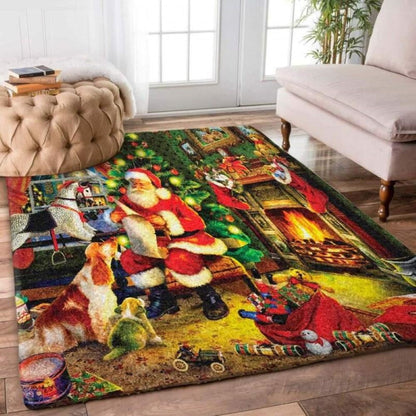 Christmas Rug, Captivating Comforts With Christmas Limited Edition RugChristmas Floor Mat, Livinng Room Decor Rug, Christmas Home Decor