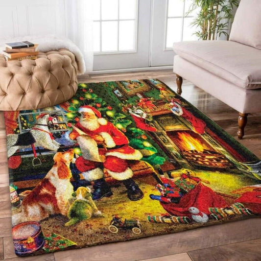 Christmas Rug, Captivating Comforts With Christmas Limited Edition RugChristmas Floor Mat, Livinng Room Decor Rug, Christmas Home Decor