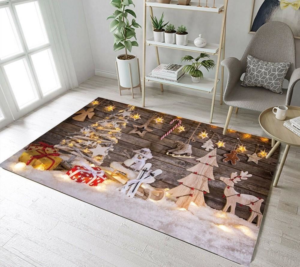 Christmas Rug, Celestial Celebration With Christmas Limited Edition RugChristmas Floor Mat, Livinng Room Decor Rug, Christmas Home Decor