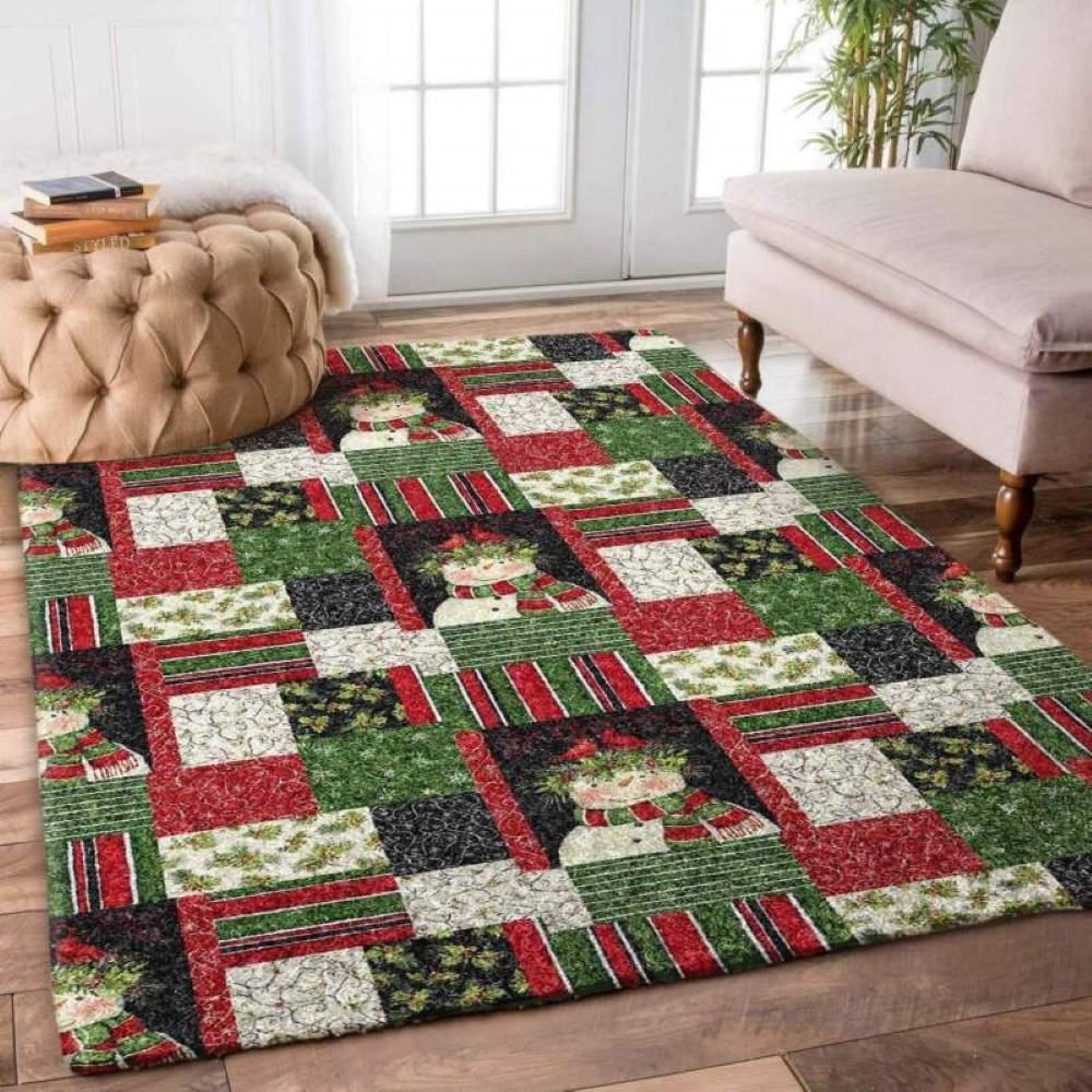 Christmas Rug, Charming Carols With Christmas Limited Edition RugChristmas Floor Mat, Livinng Room Decor Rug, Christmas Home Decor
