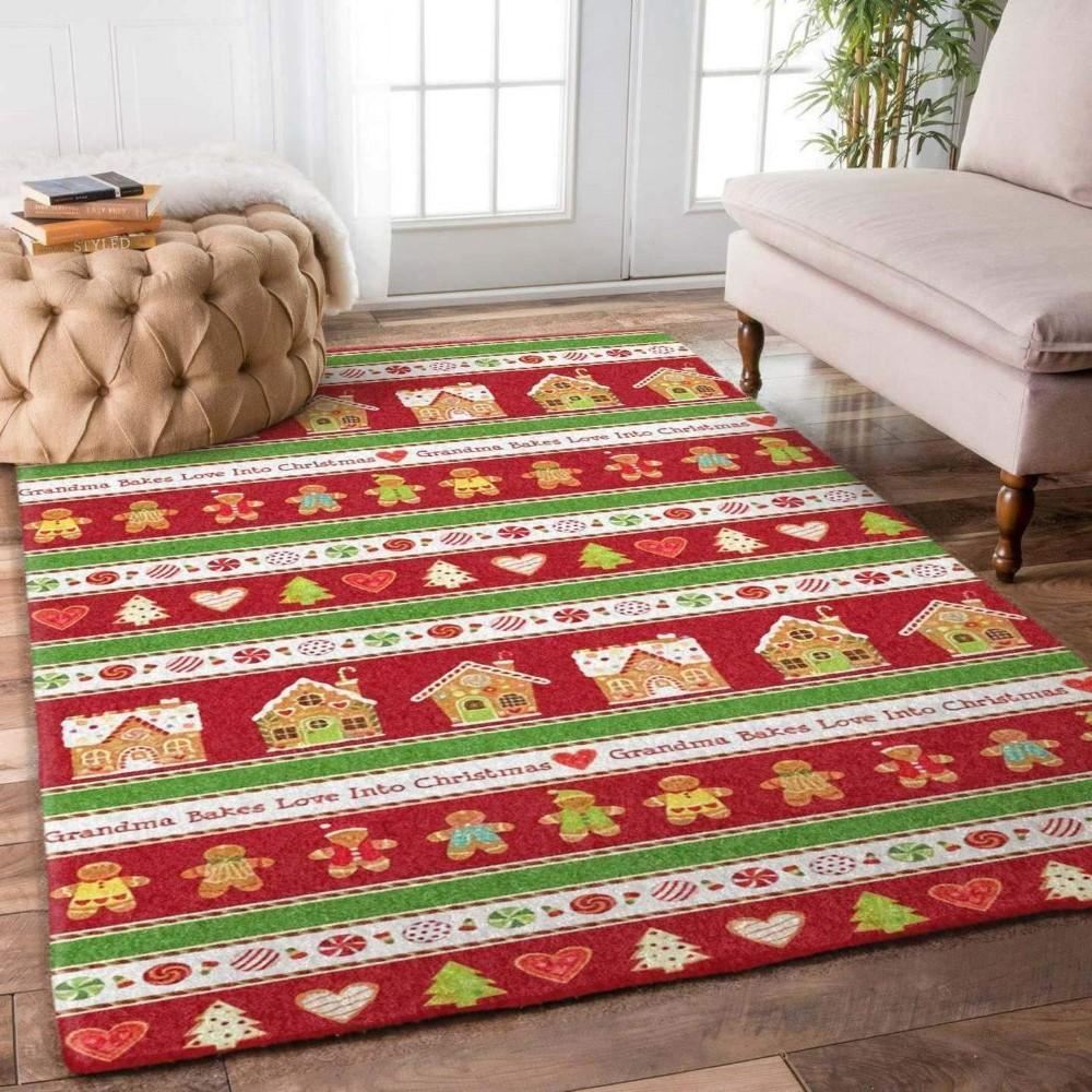Christmas Rug, Christmas Cakes Limited Edition RugChristmas Floor Mat, Livinng Room Decor Rug, Christmas Home Decor