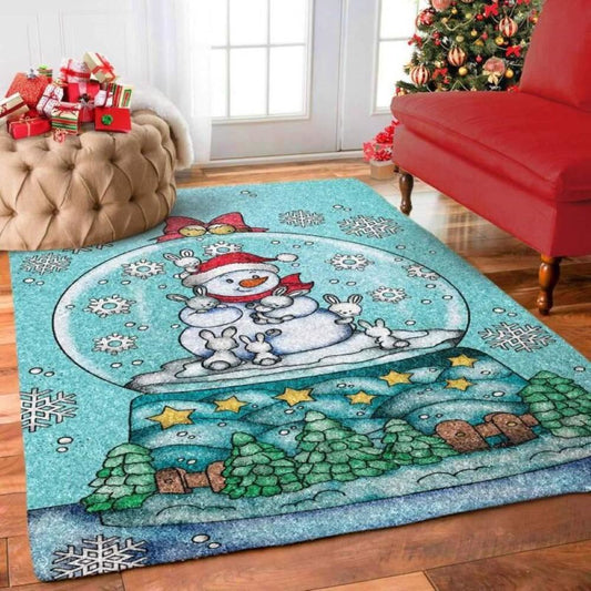 Christmas Rug, Christmas Globe Limited Edition RugChristmas Floor Mat, Livinng Room Decor Rug, Christmas Home Decor