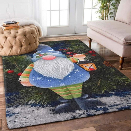 Christmas Rug, Christmas Gnome Limited Edition RugChristmas Floor Mat, Livinng Room Decor Rug, Christmas Home Decor