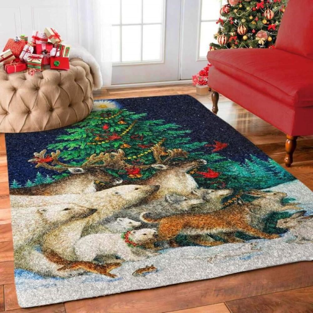 Christmas Rug, Christmas Parade Limited Edition RugChristmas Floor Mat, Livinng Room Decor Rug, Christmas Home Decor