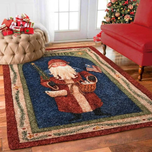 Christmas Rug, Cocooned In Holiday Comfort With Christmas Limited Edition RugChristmas Floor Mat, Livinng Room Decor Rug, Christmas Home Decor
