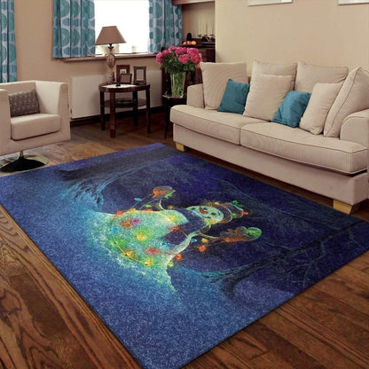 Christmas Rug, Evergreen Elegance Ensemble With Christmas Limited Edition RugChristmas Floor Mat, Livinng Room Decor Rug, Christmas Home Decor