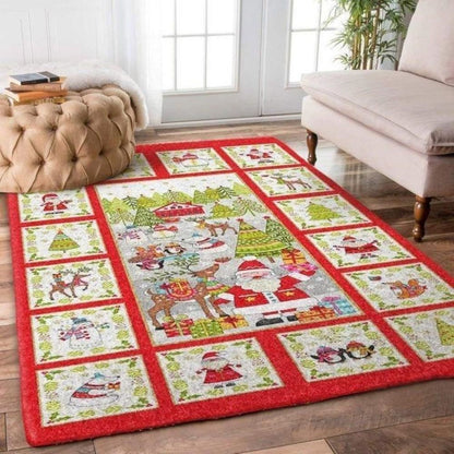 Christmas Rug, Festive Splendor With Christmas Limited Edition RugChristmas Floor Mat, Livinng Room Decor Rug, Christmas Home Decor