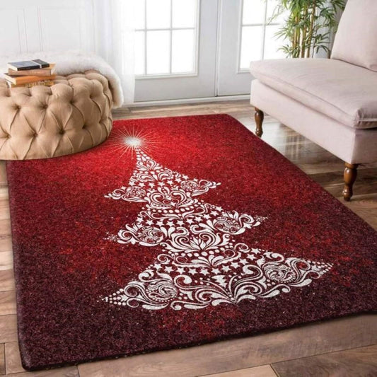 Christmas Rug, Fireside Fantasy With Christmas Limited Edition RugChristmas Floor Mat, Livinng Room Decor Rug, Christmas Home Decor
