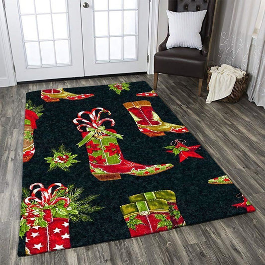 Christmas Rug, Jingle All the Way With Christmas Limited Edition RugChristmas Floor Mat, Livinng Room Decor Rug, Christmas Home Decor