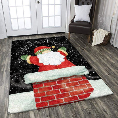 Christmas Rug, North Pole Nook With Christmas Limited Edition RugChristmas Floor Mat, Livinng Room Decor Rug, Christmas Home Decor