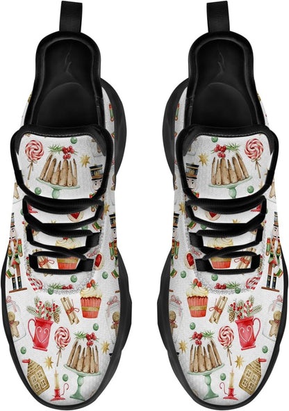 Christmas Running Shoes, Christmas Table Decoration Max Soul Shoes For Men Women, Christmas Shoes, Winter Fashion Shoes