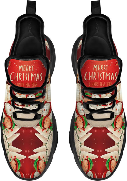 Christmas Running Shoes, Merry Christmas And Happy New Year My Friend Max Soul Shoes For Men Women, Christmas Shoes, Winter Fashion Shoes
