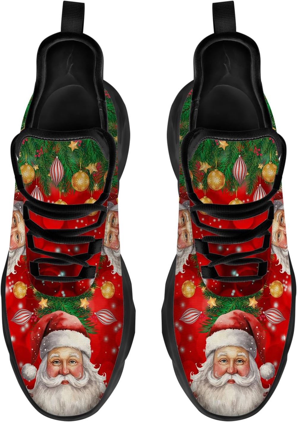 Christmas Running Shoes, Merry Christmas Santa Max Soul Shoes For Men Women, Christmas Shoes, Winter Fashion Shoes
