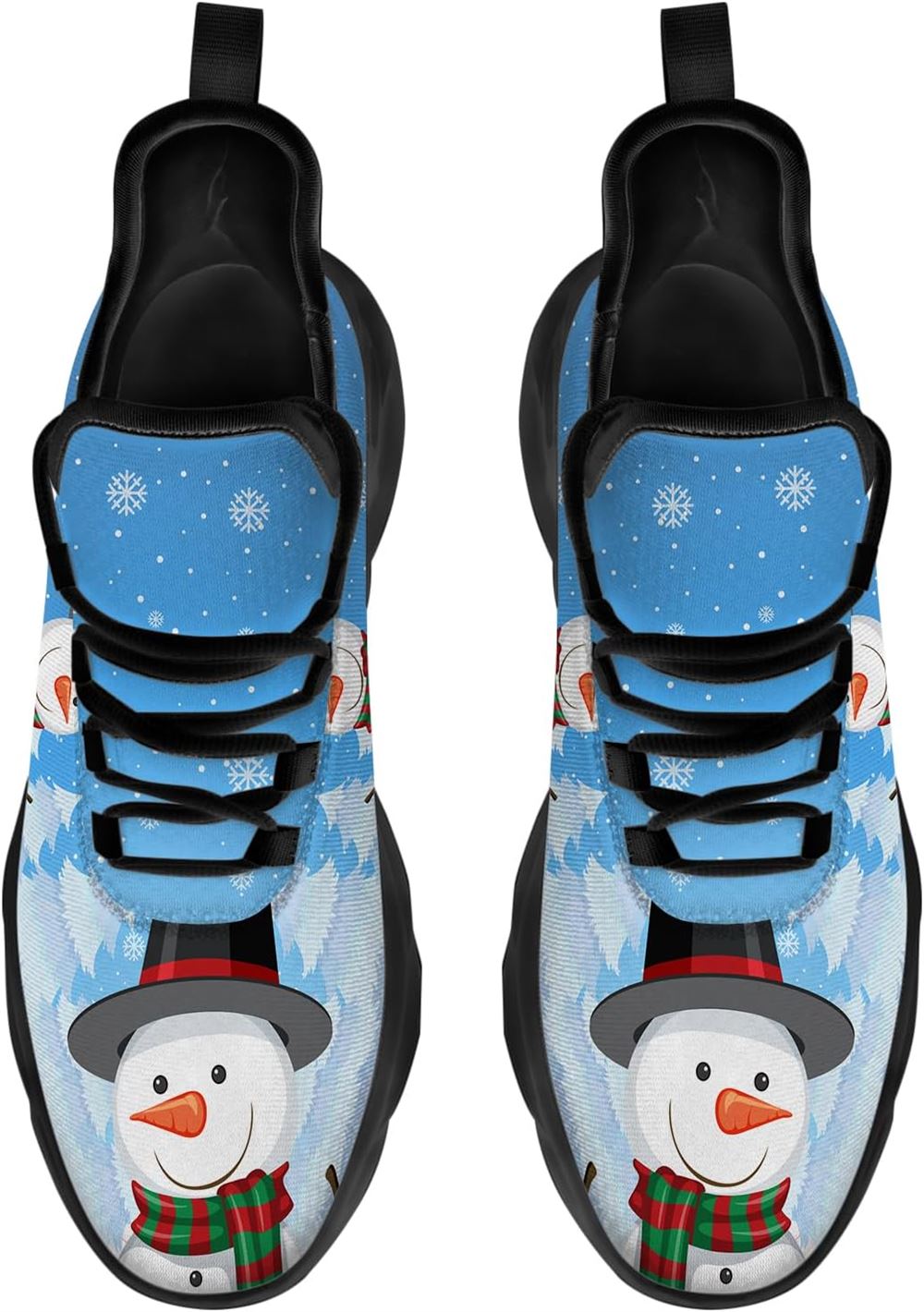 Christmas Running Shoes, Merry Christmas Snowman Max Soul Shoes For Men Women, Christmas Shoes, Winter Fashion Shoes
