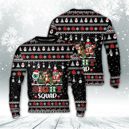 Christmas Sight Squad Ugly Christmas Sweater, Best Gift For Holiday, Christmas Crewneck Sweater, Christmas Winter Fashion