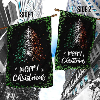 Christmas Tree Irish Flag, Christmas Garden Flag, Home Decor Accessories, Christmas Outdoor Decor Ideas