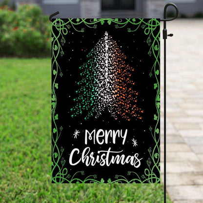 Christmas Tree Irish Flag, Christmas Garden Flag, Home Decor Accessories, Christmas Outdoor Decor Ideas