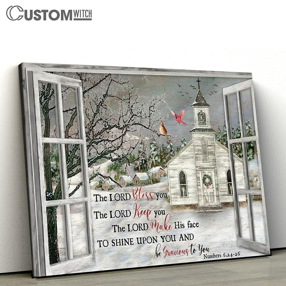 Church Cardinal The Lord Bless You Canvas Poster