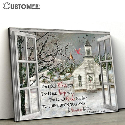 Church Cardinal The Lord Bless You Canvas Poster