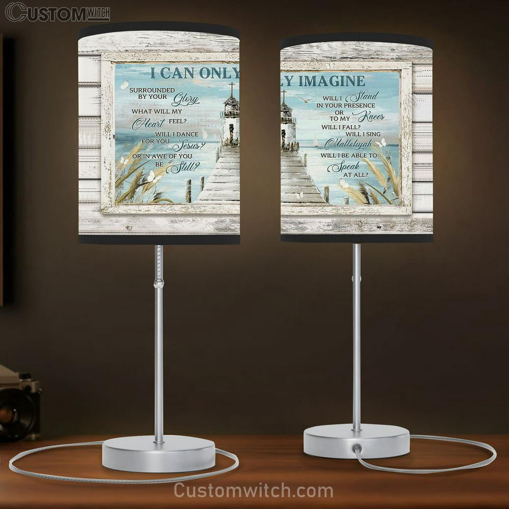 Church I Can Only Imagine Table Lamb Prints - Religious Table Lamb Art - Christian Home Decor