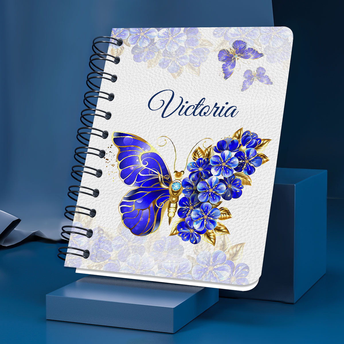 Colossians 323 Butterfly And Flower Personalized Spiral Notebook, Christian Spiritual Gifts For Friends