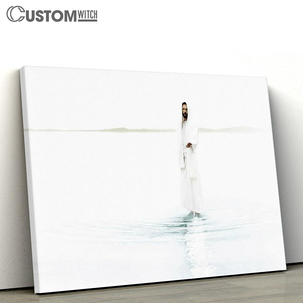 Come And See Blue Canvas Wall Art - Jesus Canvas Pictures - Jesus Canvas - Christian Wall Art - Jesus Wall Decor