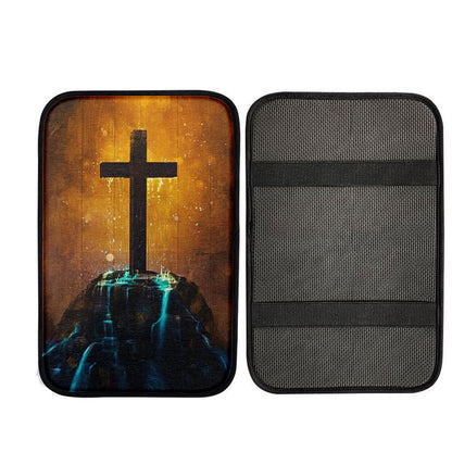 Cross Car Center Console Cover, Christian Car Accessories