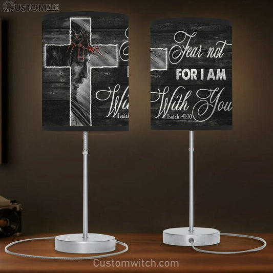Crown Of Thorn, Jesus Cross, Fear Not For I Am With You Table Lamb