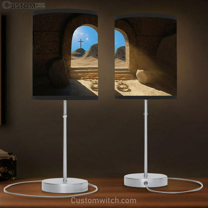 Crown Of Thorns Tomb Table Lamb Art - Christian Lamb Gift Decor - Easter Lamb Gift