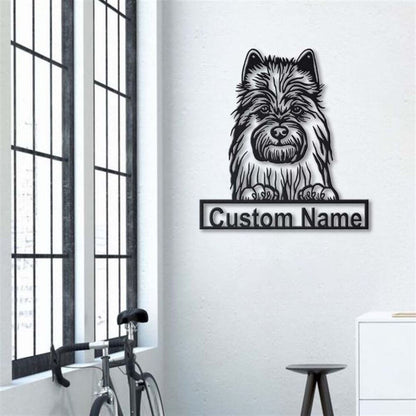 Custom Australian Terrier Dog Metal Sign, Led Lights Australian Terrier Sign, Dog Lover Gift, Dog Wall Sign, Home Decor Sign