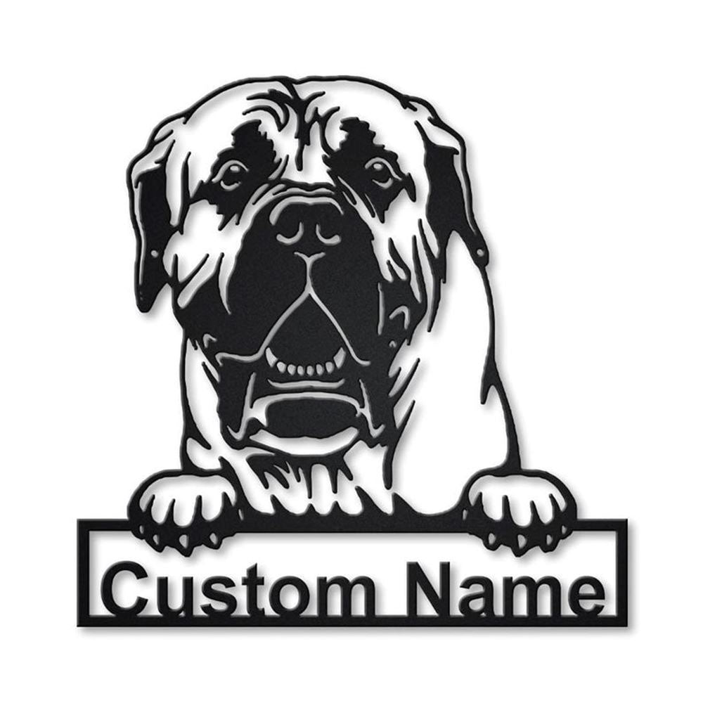 Custom Boerboel Dog Metal Sign, Led Lights Boerboel Dog Sign, Dog Lover Gift, Dog Wall Sign, Home Decor Sign
