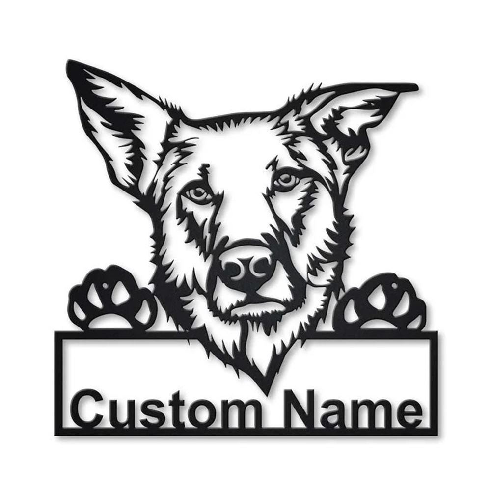 Custom Chinook Dog Metal Sign, Led Lights Chinook Dog Sign, Dog Lover Gift, Dog Wall Sign, Home Decor Sign