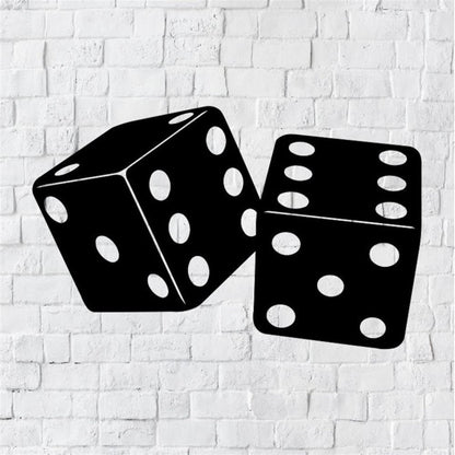 Custom Dice LED Metal Art Sign, Light Up Casino Dice Metal Sign, Anniversary Gift, Home Decor Sign, Outdoor Sign, Wall Hanging Art