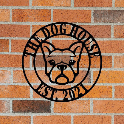 Custom Dog Metal Sign, Dog Lovers Sign, Home Sign, Laser Cut Metal Signs, Dog Lover Gift, Dog Wall Sign, Home Decor Sign