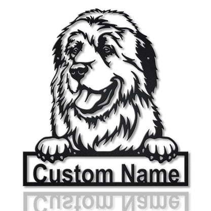 Custom Great Pyrenees Dog Metal Sign, Led Lights Great Pyrenees Metal Sign, Dog Lover Gift, Dog Wall Sign, Home Decor Sign