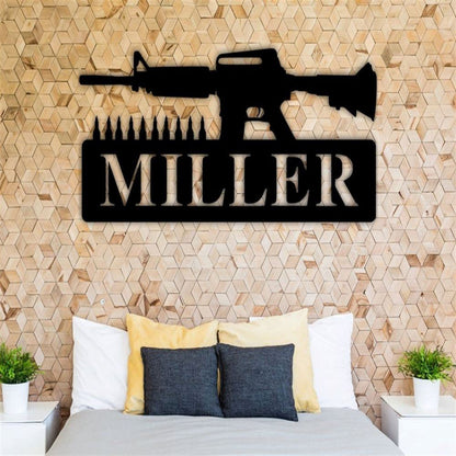Custom Gun Metal Signaddress Signwall Signnumber Sign Personalized Sign