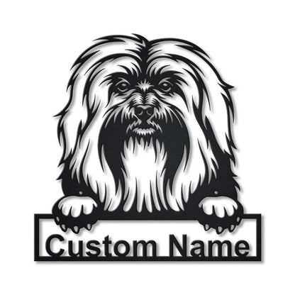Custom Havanese Dog Metal Sign, Led Lights Havanese Sign, Dog Lover Gift, Dog Wall Sign, Home Decor Sign