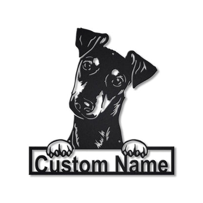 Custom Manchester Terrier Dog Metal Sign, Led Lights Manchester Terrier Sign, Dog Lover Gift, Dog Wall Sign, Home Decor Sign