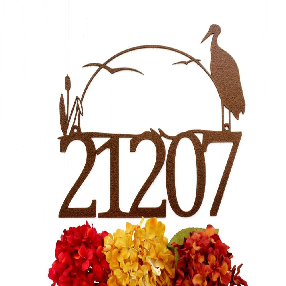 Custom Metal Address Sign Address Number Sign Metal House Numbers Address Plaque Address Numbers Metal Address Numbers