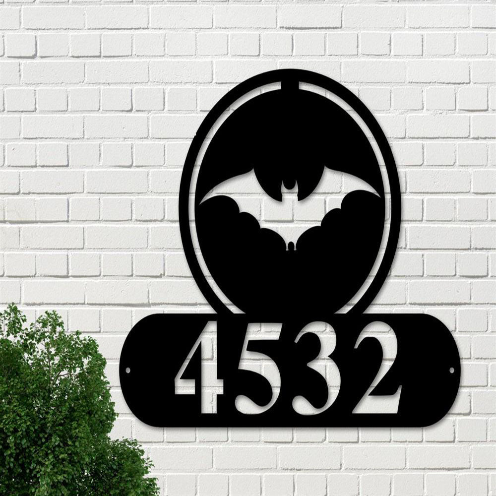 Custom Metal Address Sign Address Plaque House Number Metal Address Sign House Number Signs Front Porch Decor