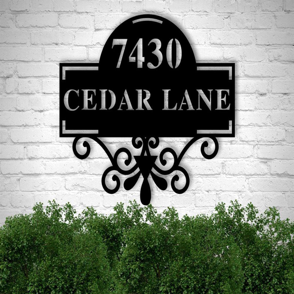 Custom Metal Address Sign Birds Home Numbers Birds Address Sign Outdoor Wall Decor Address Plaque Metal Wall Decor